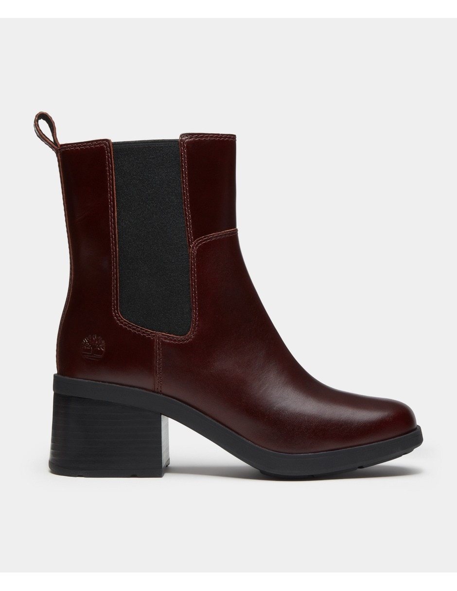 Bota al tobillo bellevaux de piel para mujer 1