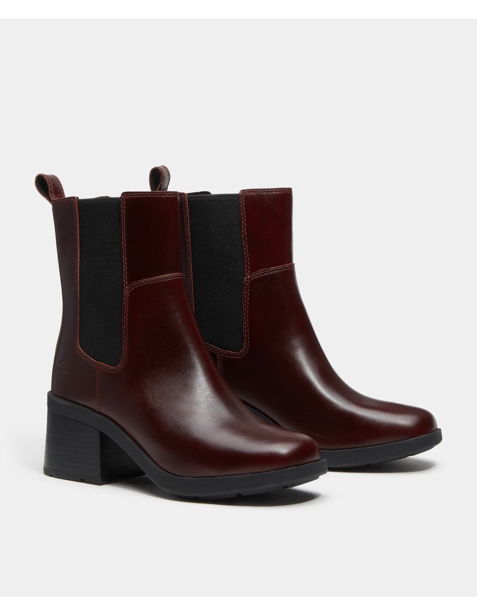 Bota al tobillo bellevaux de piel para mujer 4