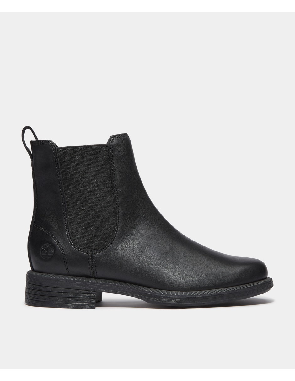 Bota al tobillo verona square de piel para mujer 1