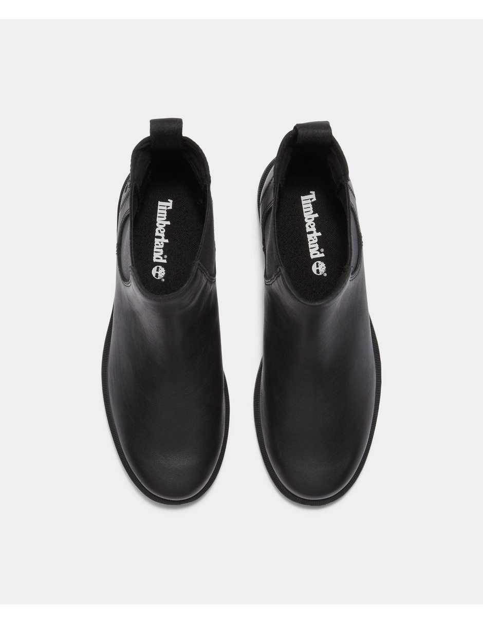 Bota al tobillo verona square de piel para mujer 2