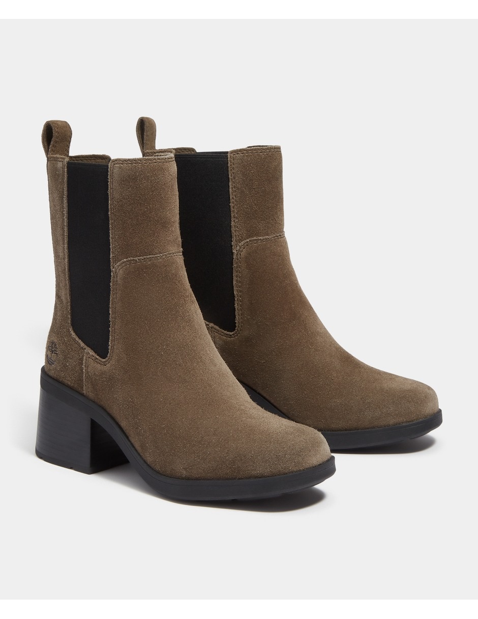 Bota al tobillo bellevaux de piel para mujer 4