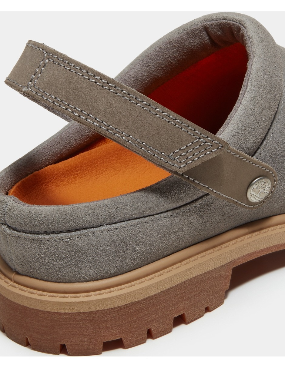 Zueco de piel para mujer 7