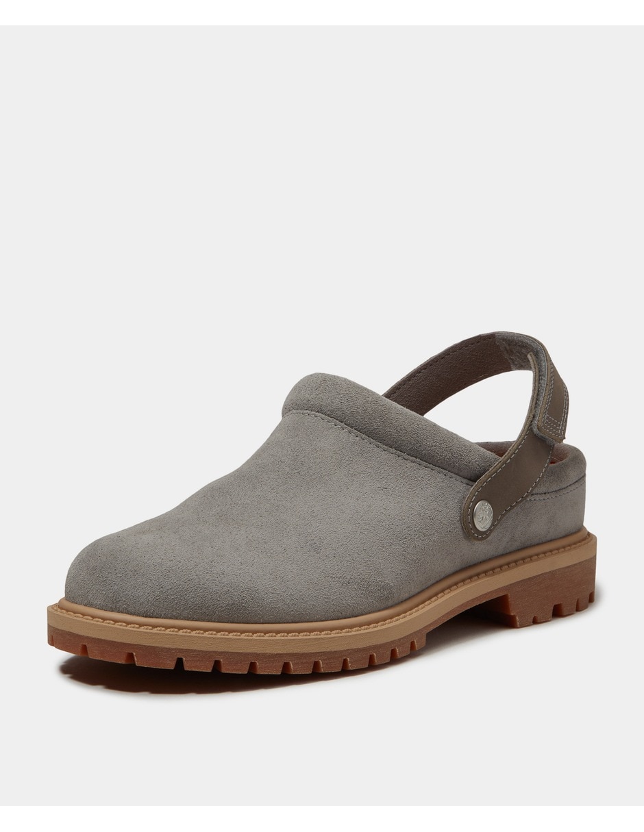 Zueco de piel para mujer 9
