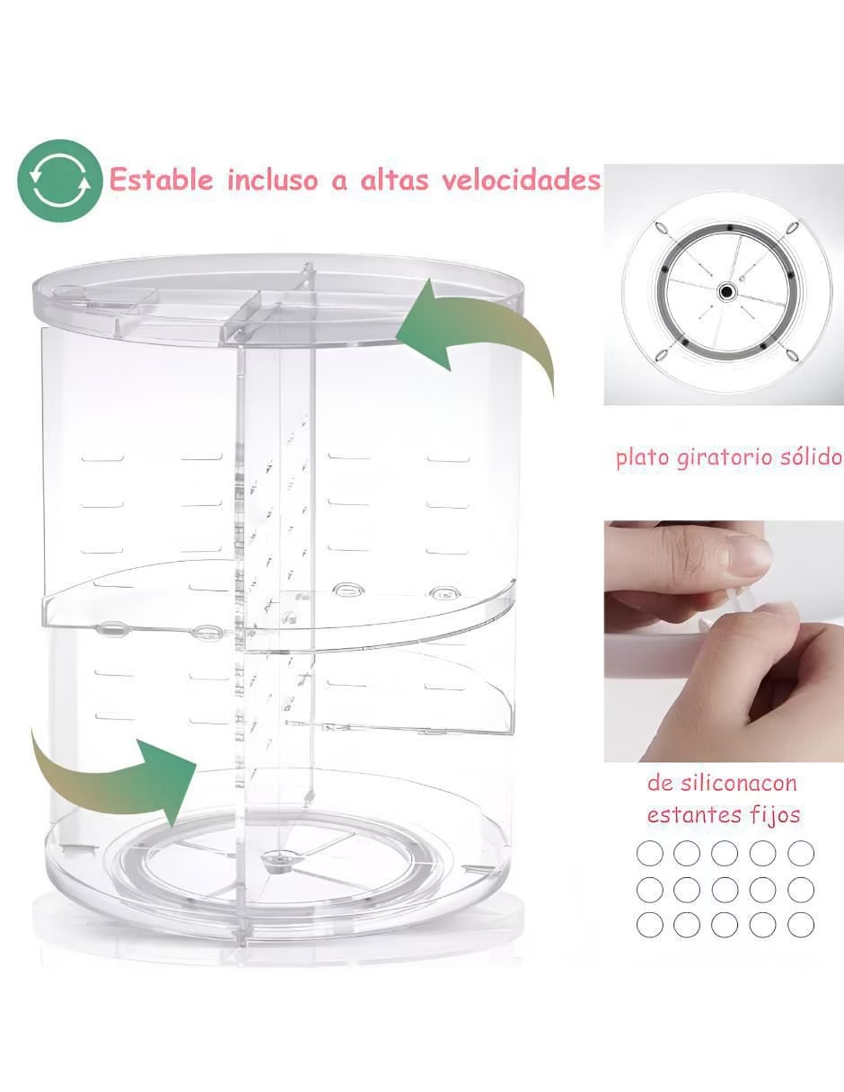 Organizador de cosmeticos armable 4