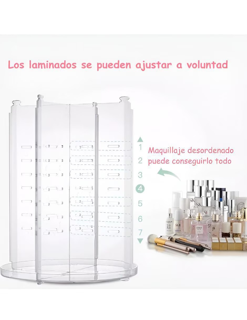 Organizador de cosmeticos armable 2