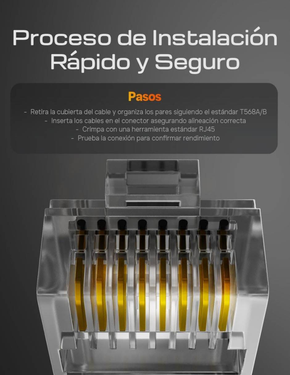 Conector RJ45 8