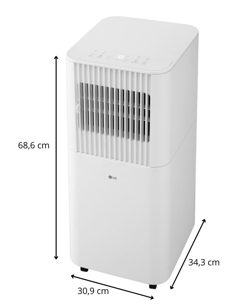 Aire acondicionado portátil frío 8000BTU LP0826WC 115V 10
