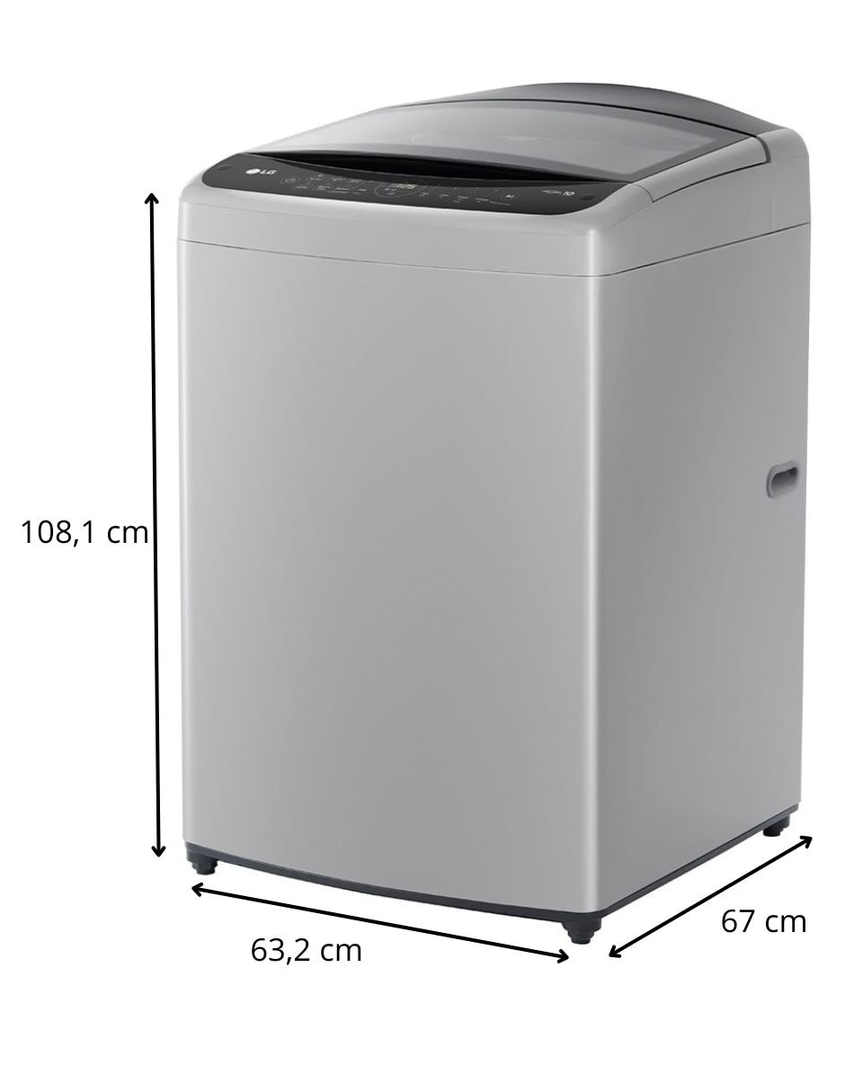 Lavadora AI DD 19 kg con ciclo PetCare automática carga WT19DV6 10
