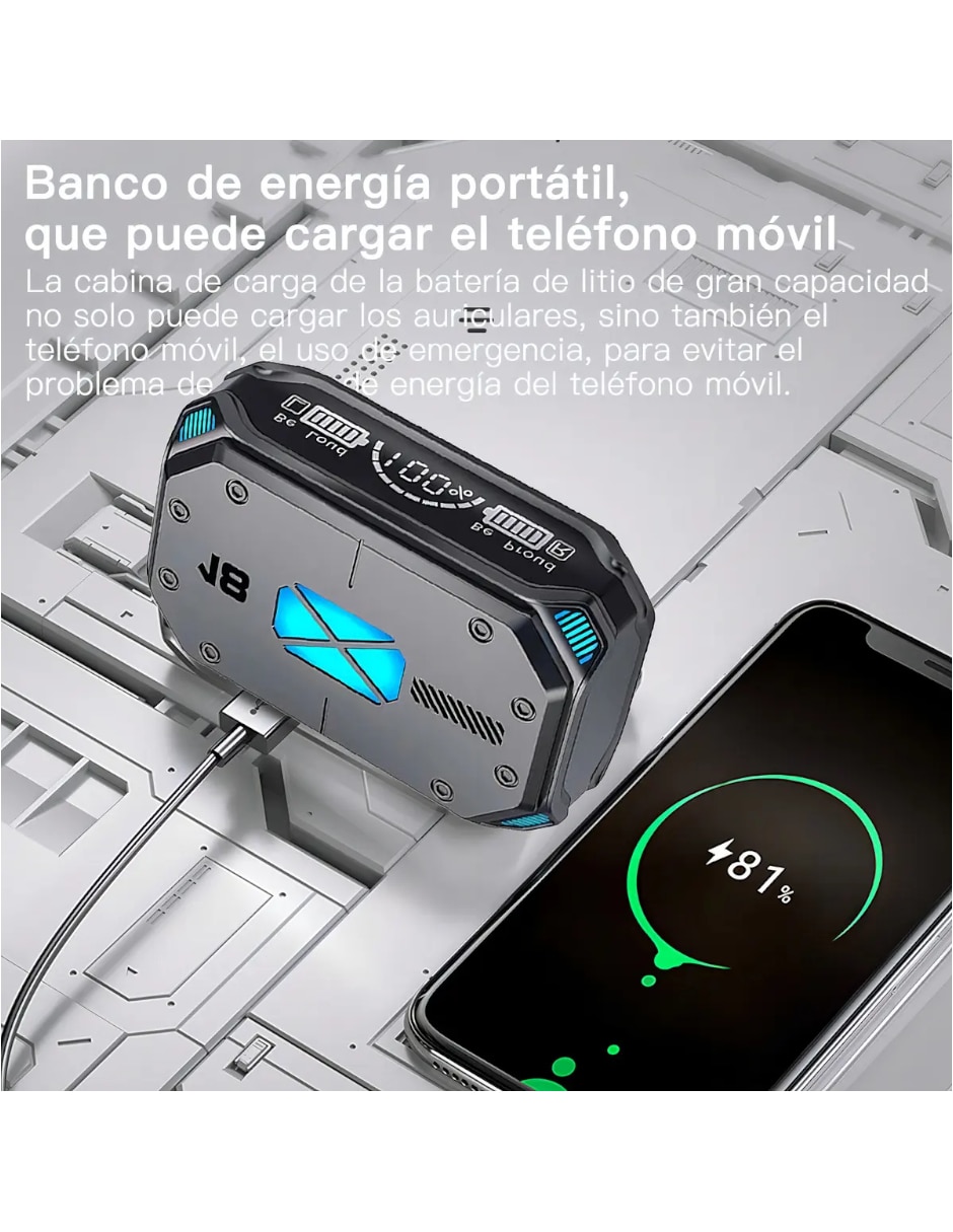 Audífonos In-Ear Genérica inalámbricos con cancelación de ruido