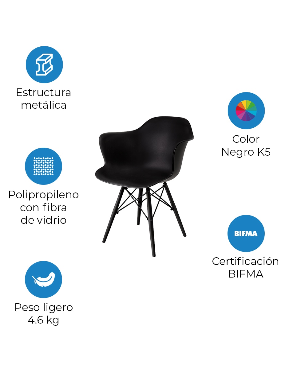 Silla con brazos Penguin 7067C 2