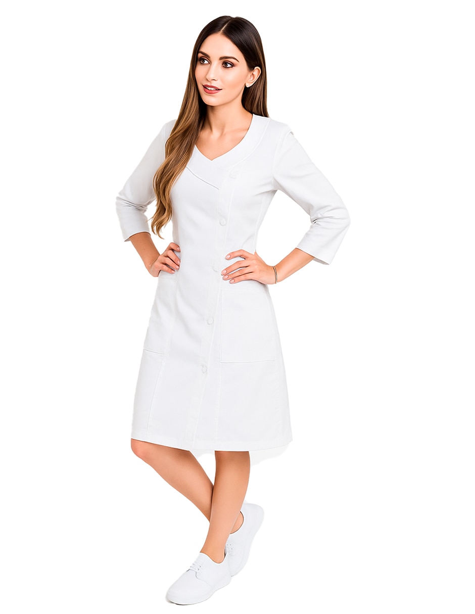 Set de bata médica estilo ajustado para mujer Set de bata médica estilo ajustado para mujer