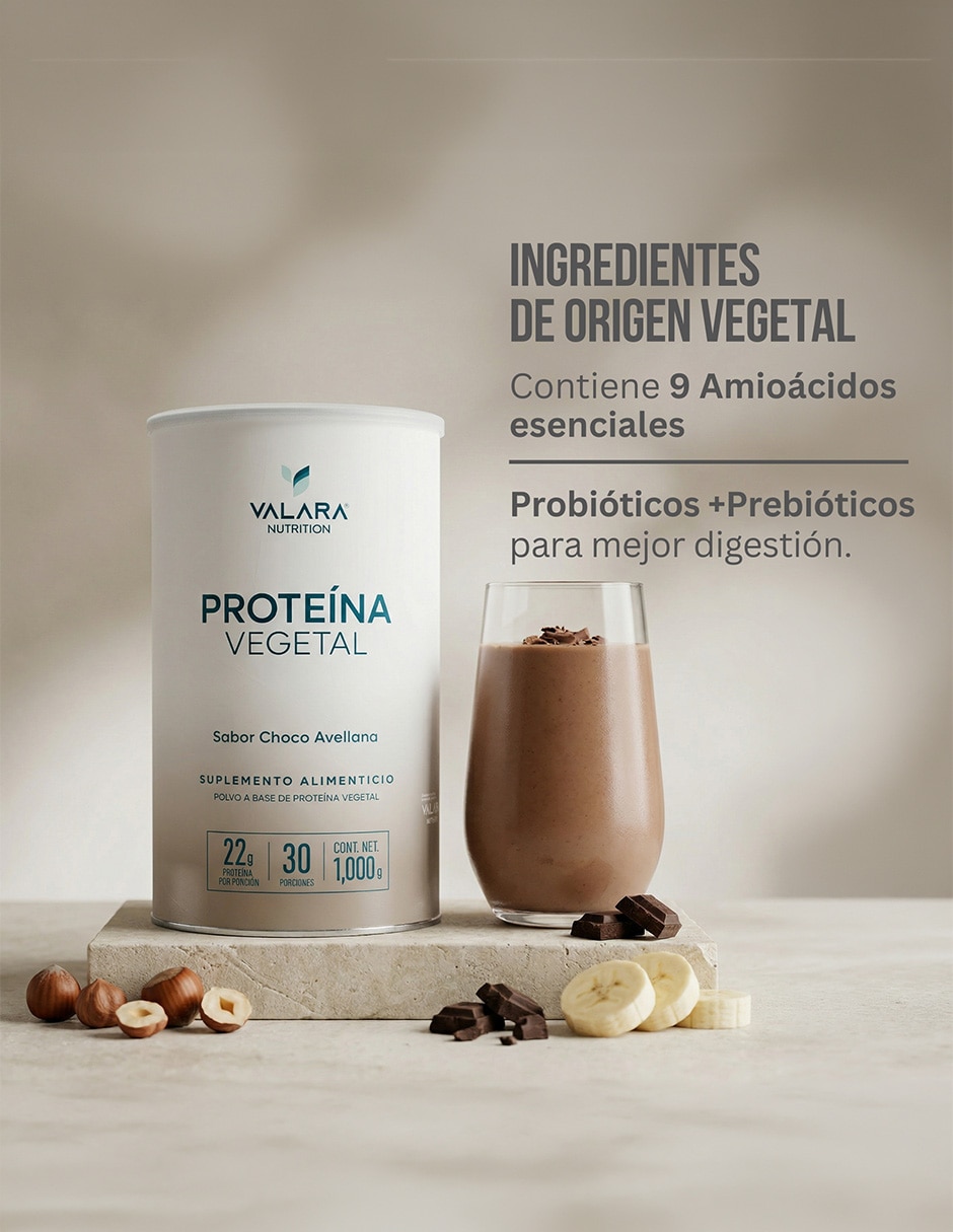 Proteína vegana sabor Choco-avellana de 1 KG 4