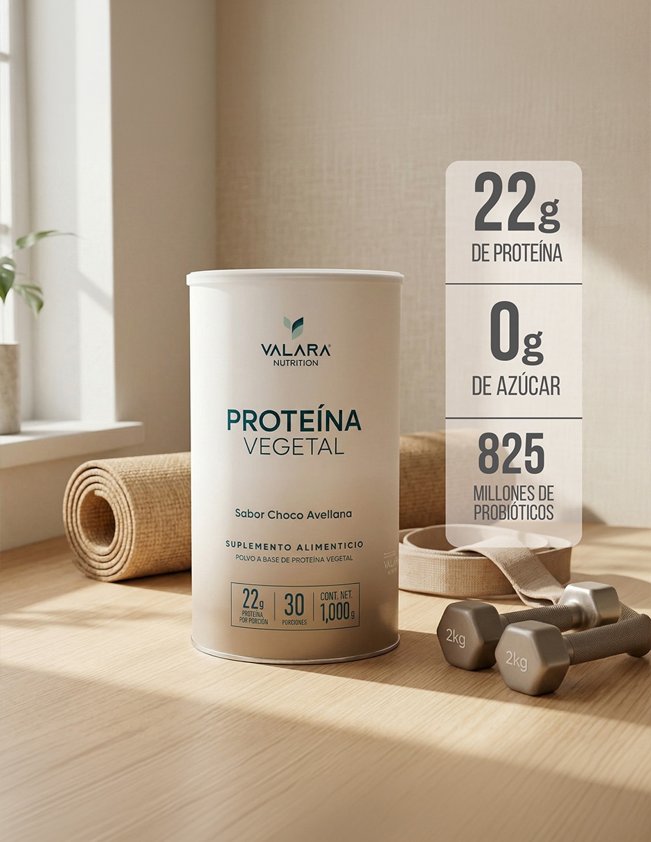 Proteína vegana sabor Choco-avellana de 1 KG 2