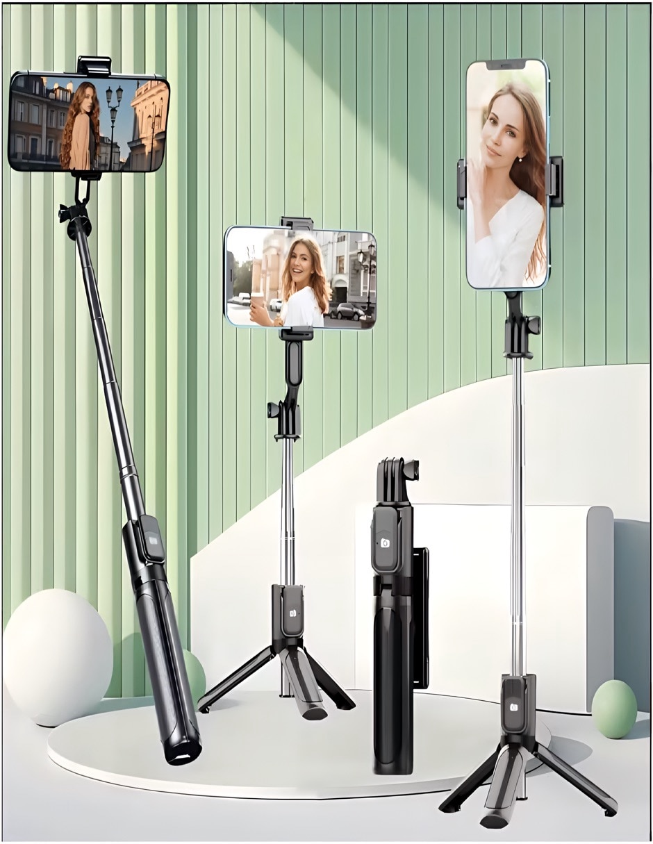 Selfie stick Commy-7795 con control remoto 7