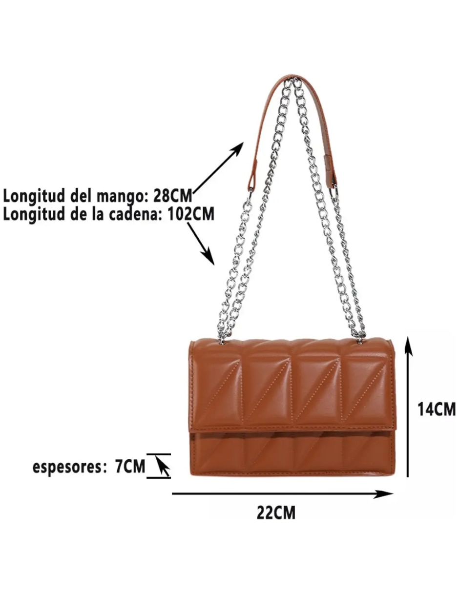 Bolsa crossbody genéica para mujer