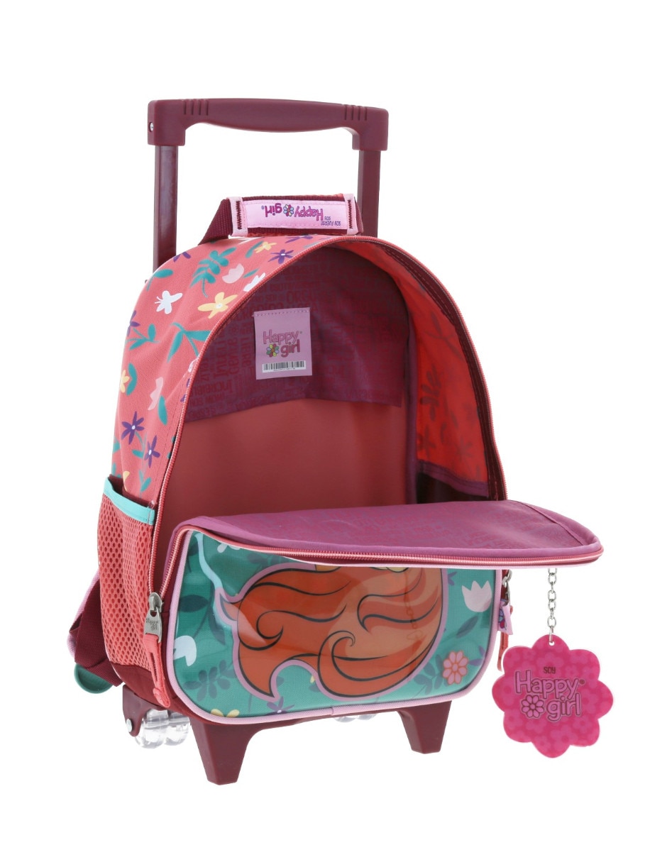 Mochila con ruedas escolar Unicornio para niña 5