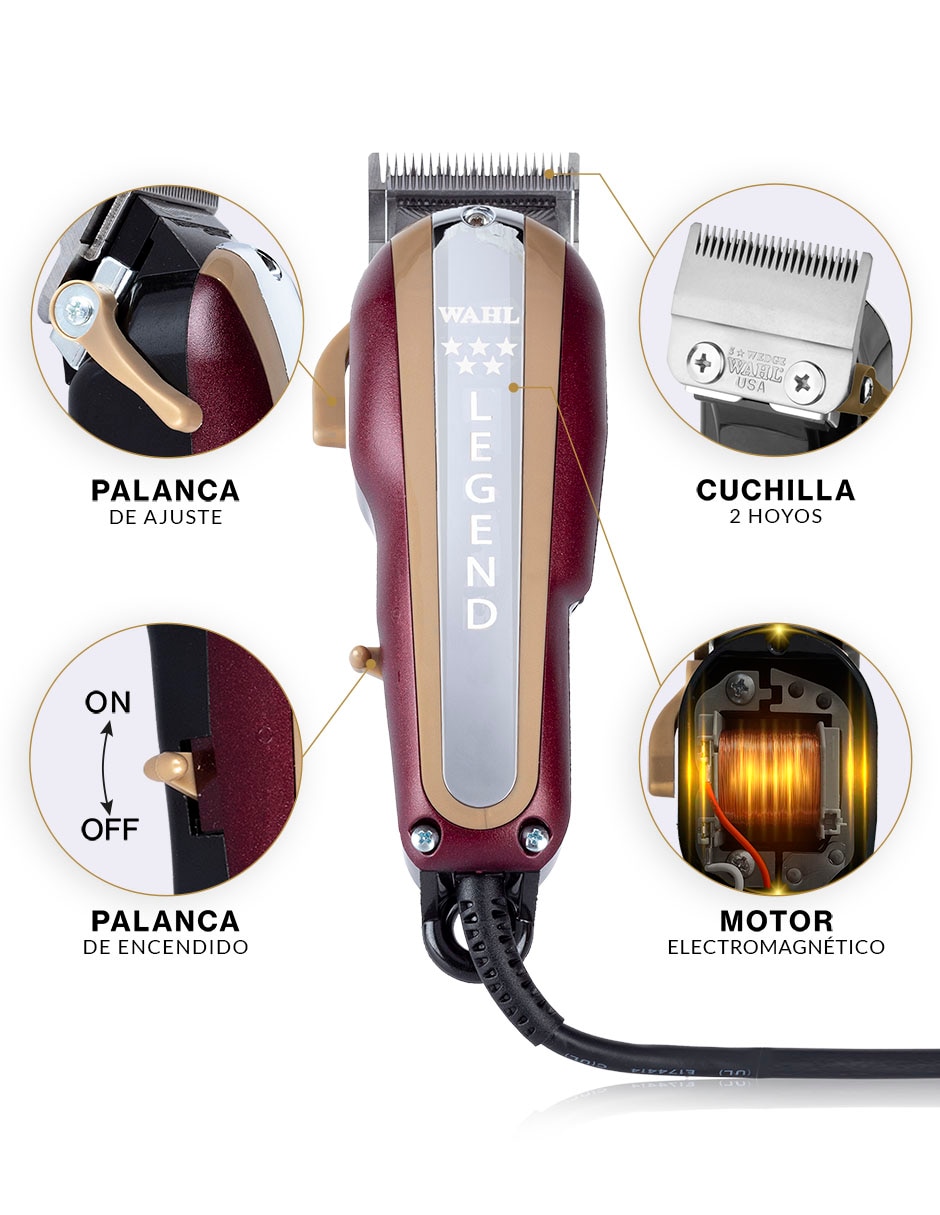 Recortadora de cabello legend 8147 + navaja 2228