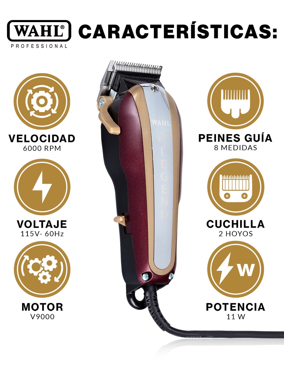 Recortadora de cabello legend 8147 + navaja 2228 11