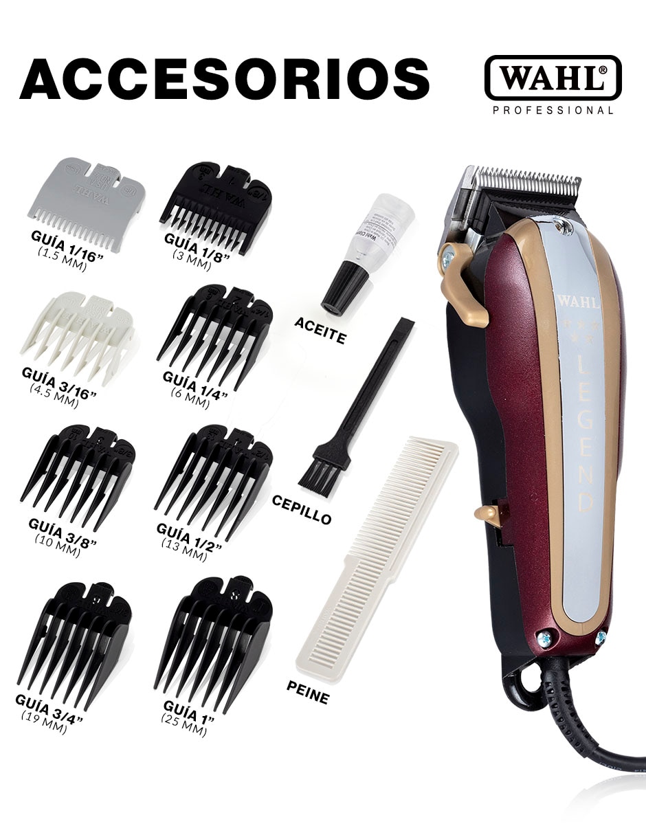 Recortadora de cabello legend 8147 + navaja 2228 8