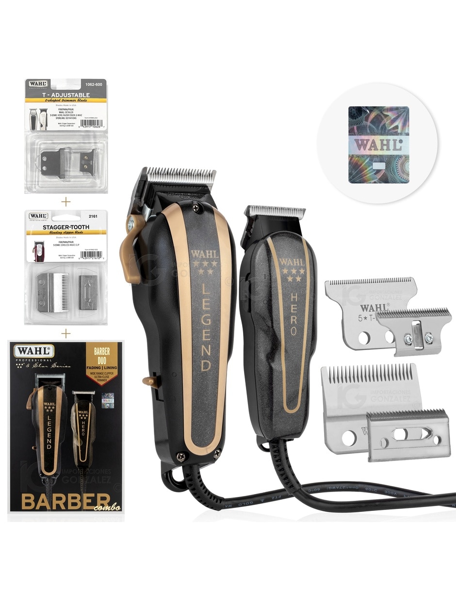 Recortadora de cabello barber combo 8180