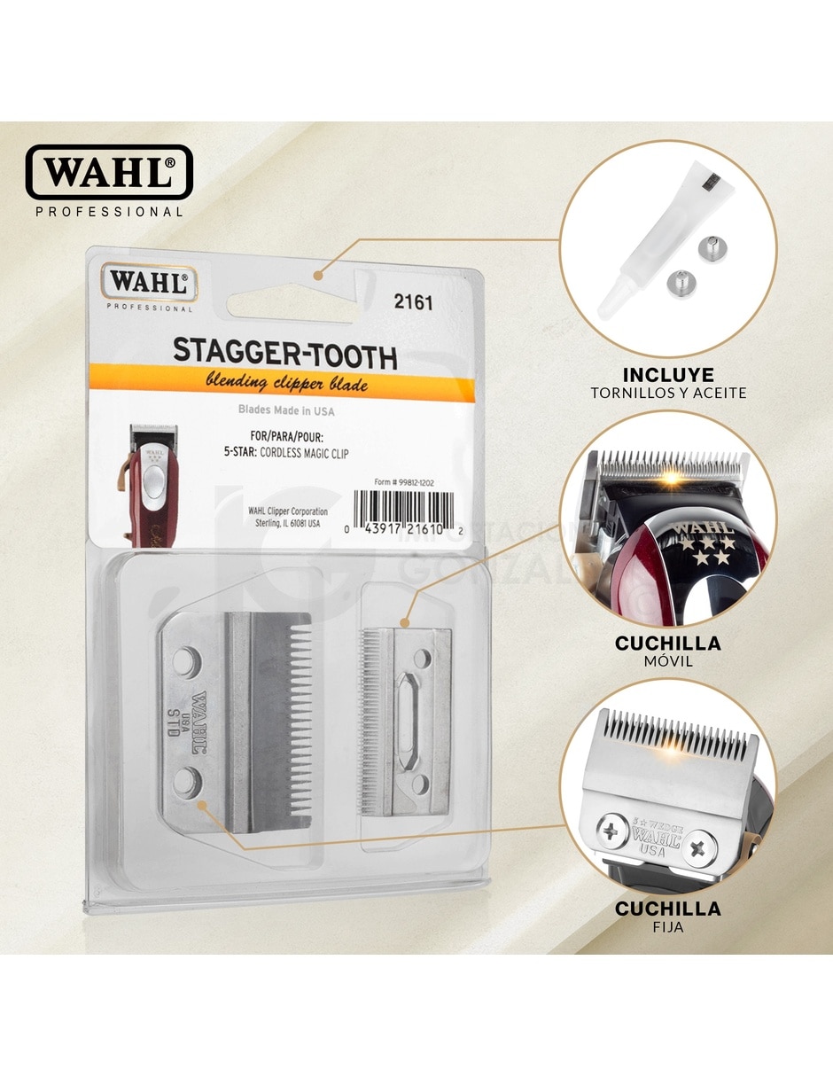 Recortadora de cabello barber combo 8180 6