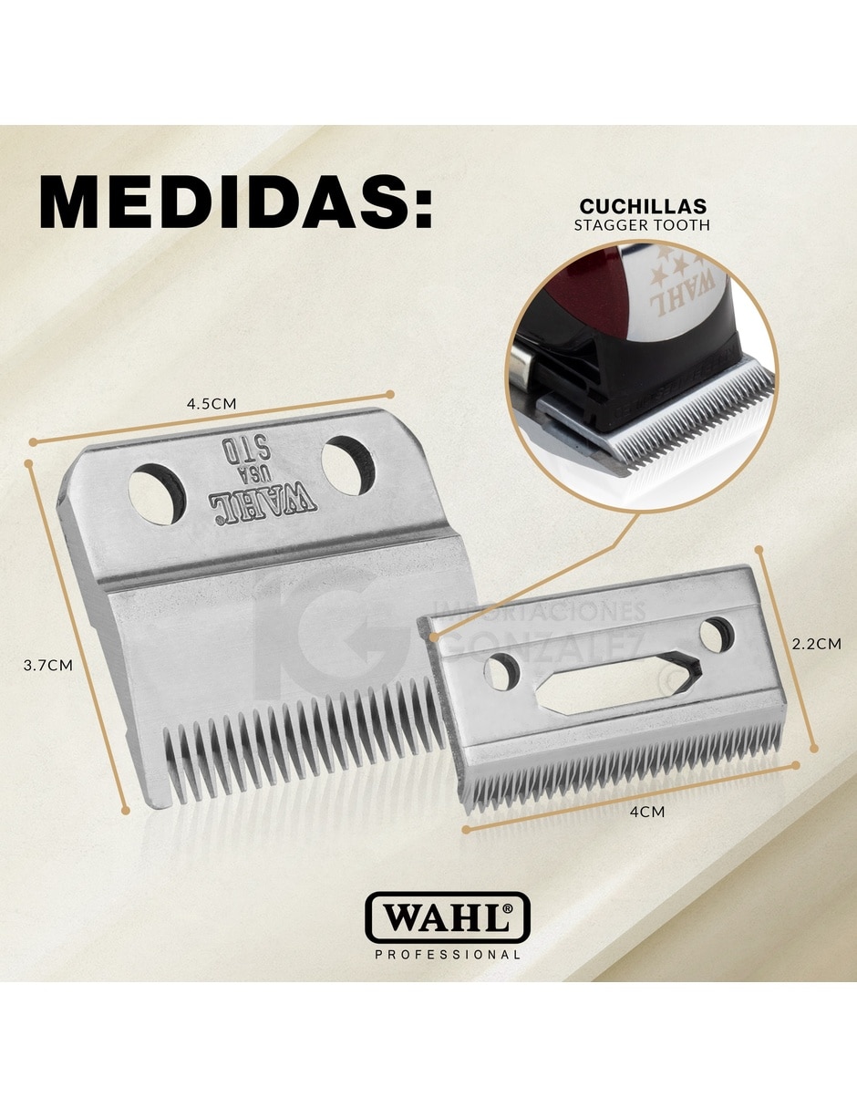 Recortadora de cabello barber combo 8180 14