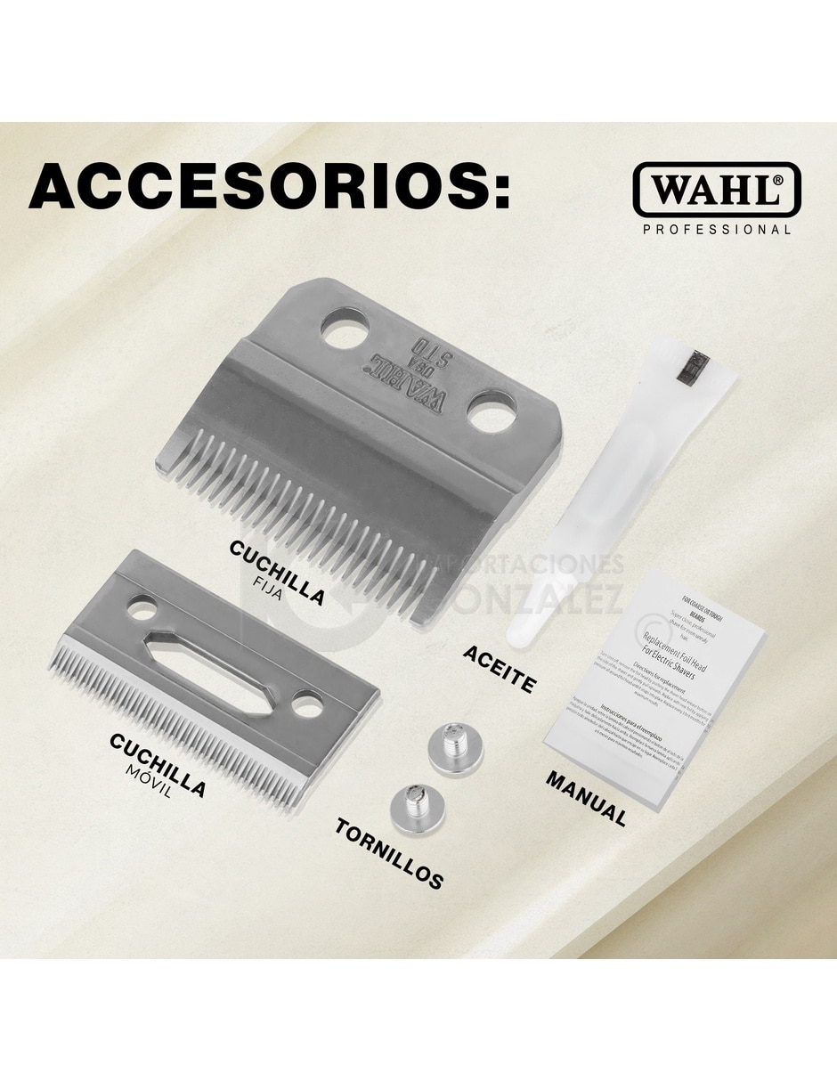 Recortadora de cabello barber combo 8180