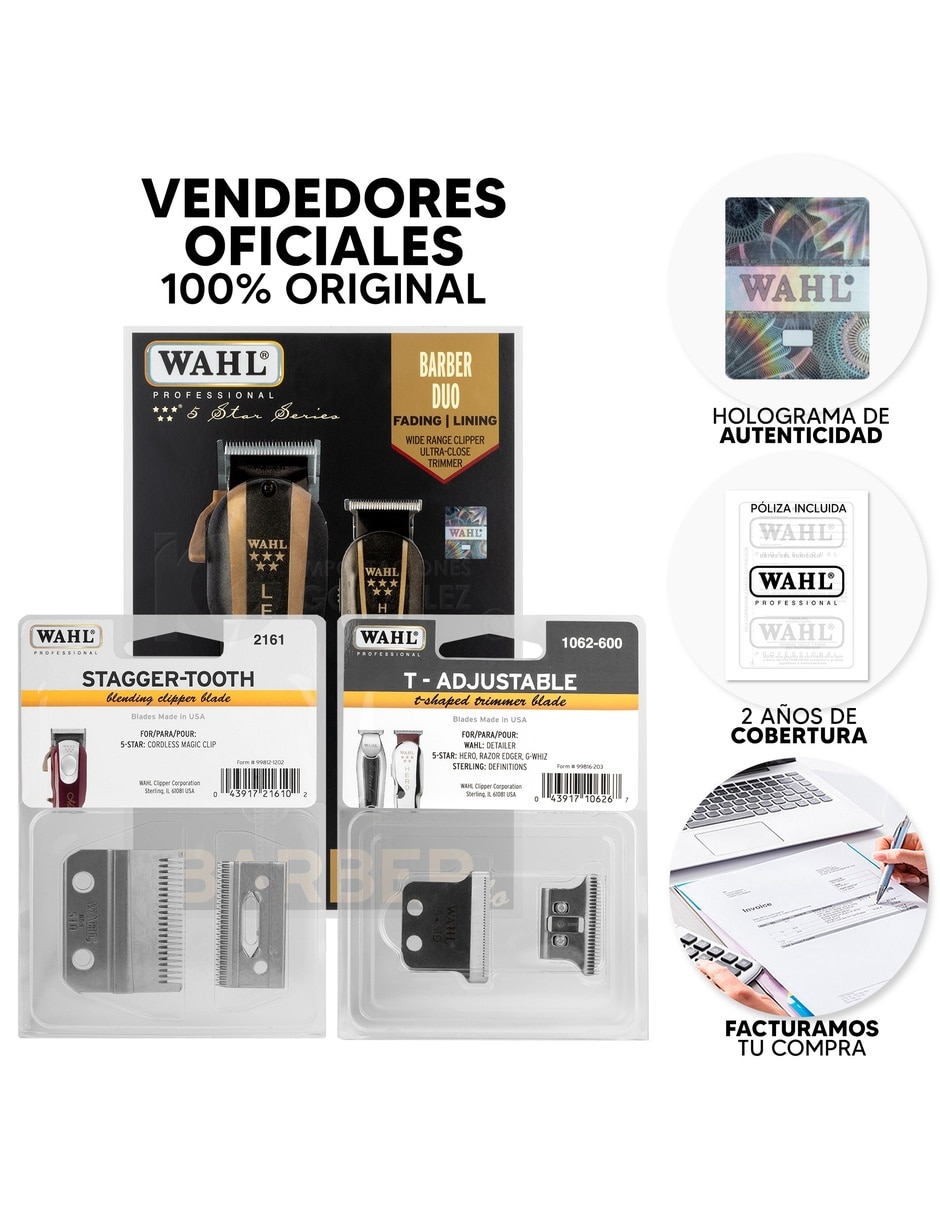 Recortadora de cabello barber combo 8180 8