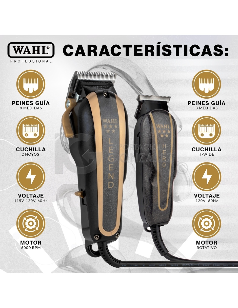 Recortadora de cabello barber combo 8180 13