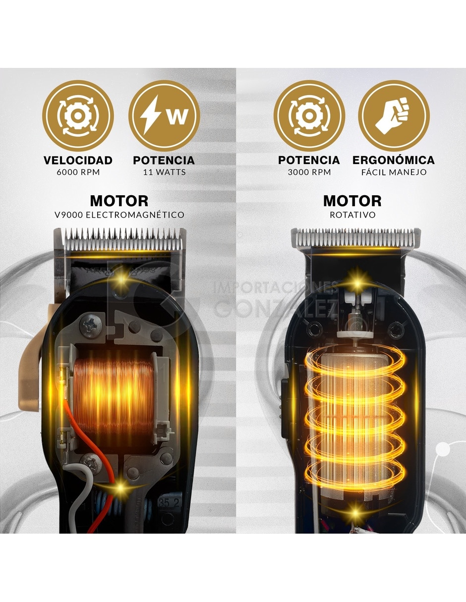 Recortadora de cabello barber combo 8180