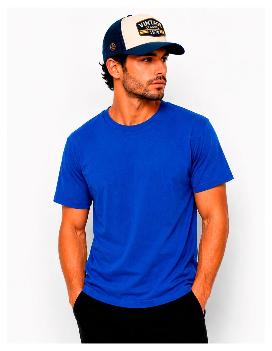 Playera cuello redondo para hombre 4