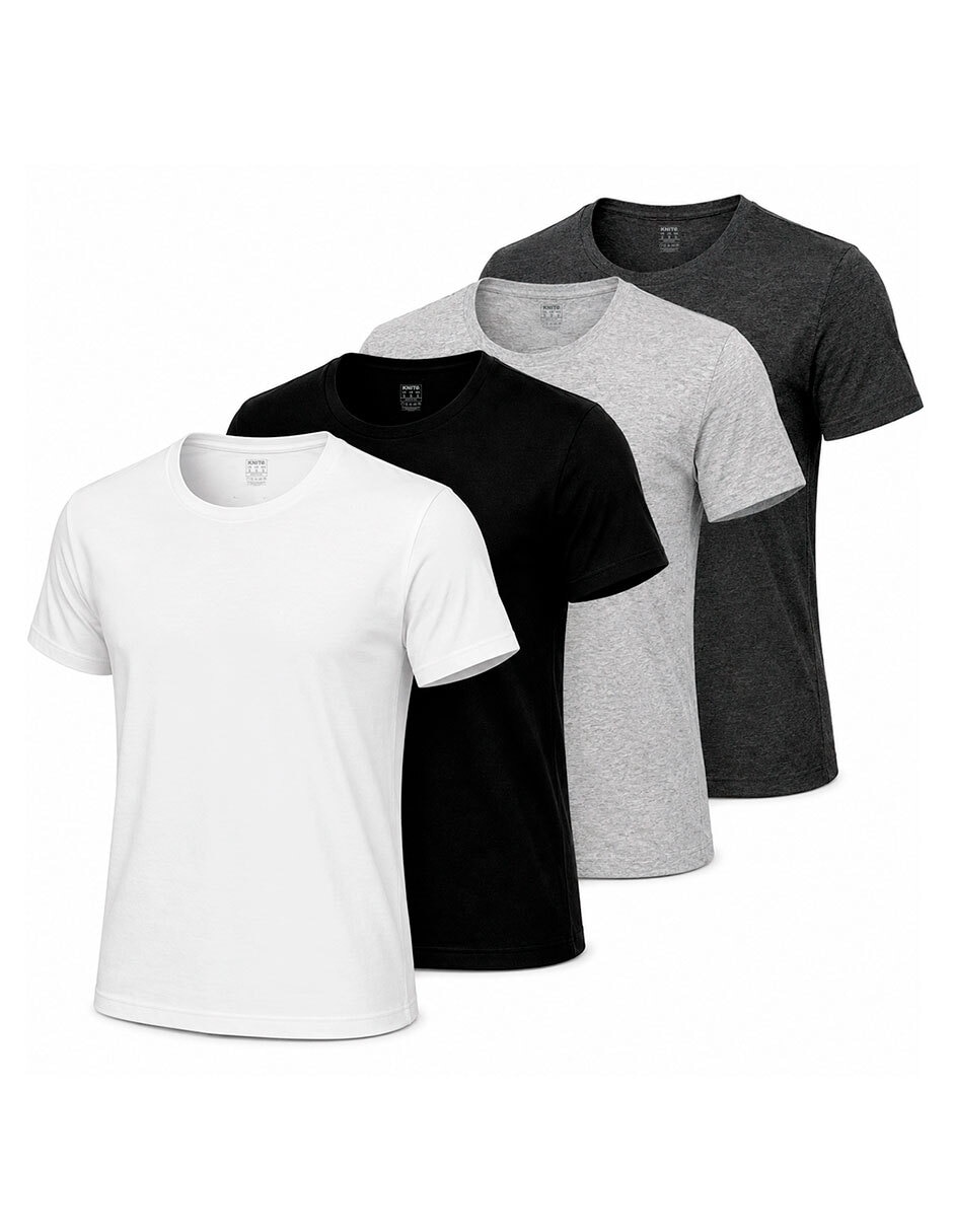 Playera cuello redondo para hombre