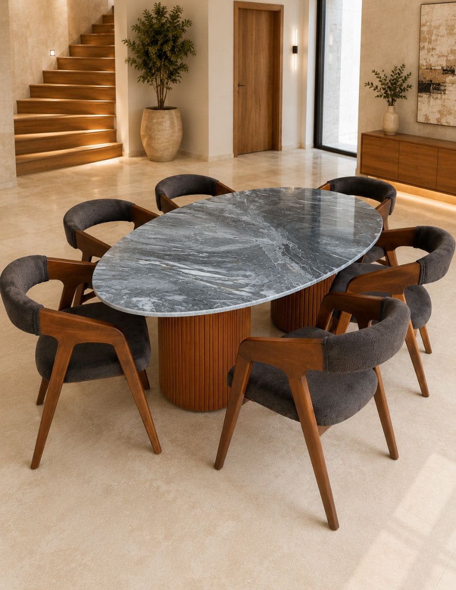 Comedor COMEDOR DE MARMOL PORTUGAL para 6 personas de Mármol 2