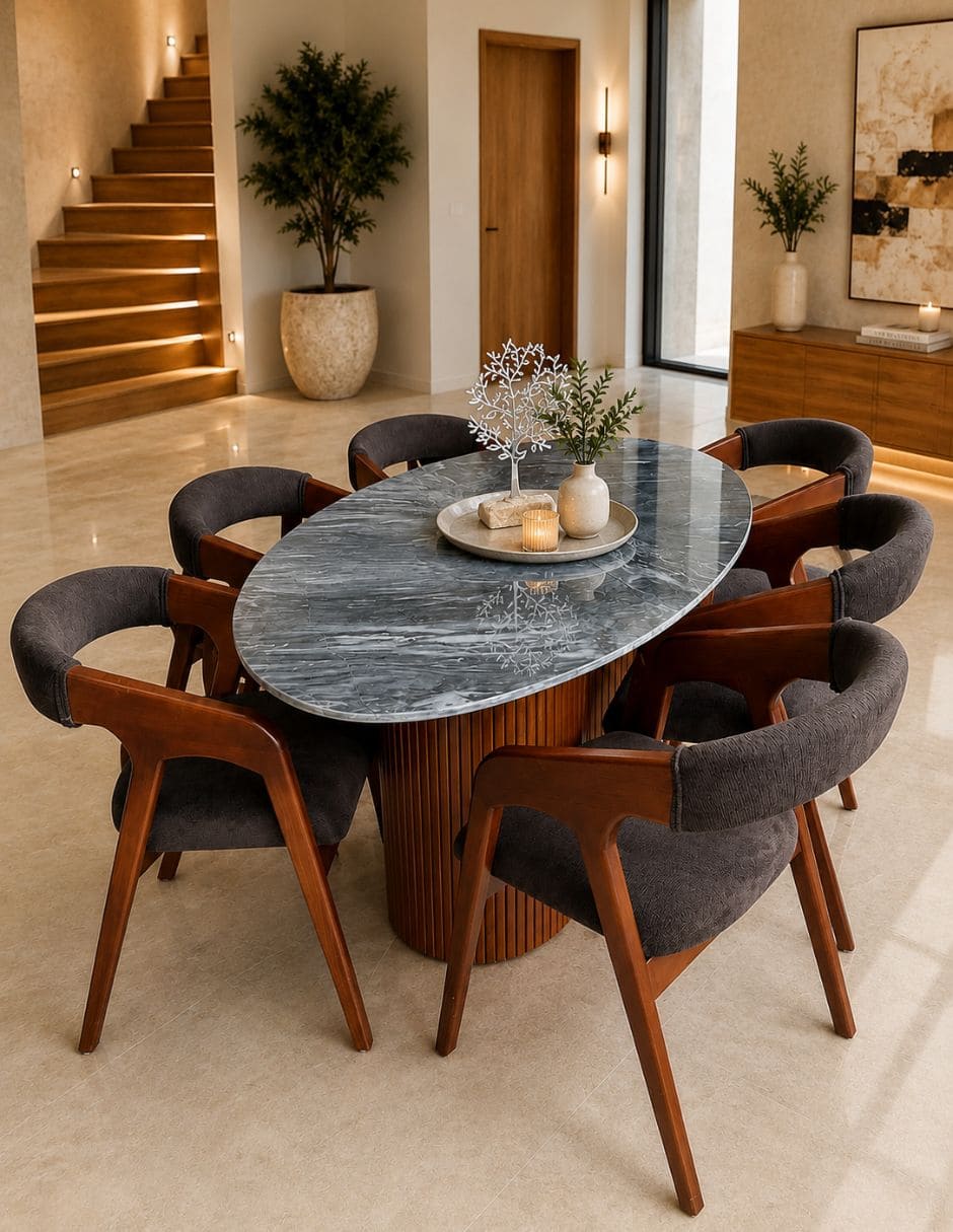 Comedor COMEDOR DE MARMOL PORTUGAL para 6 personas de Mármol 4