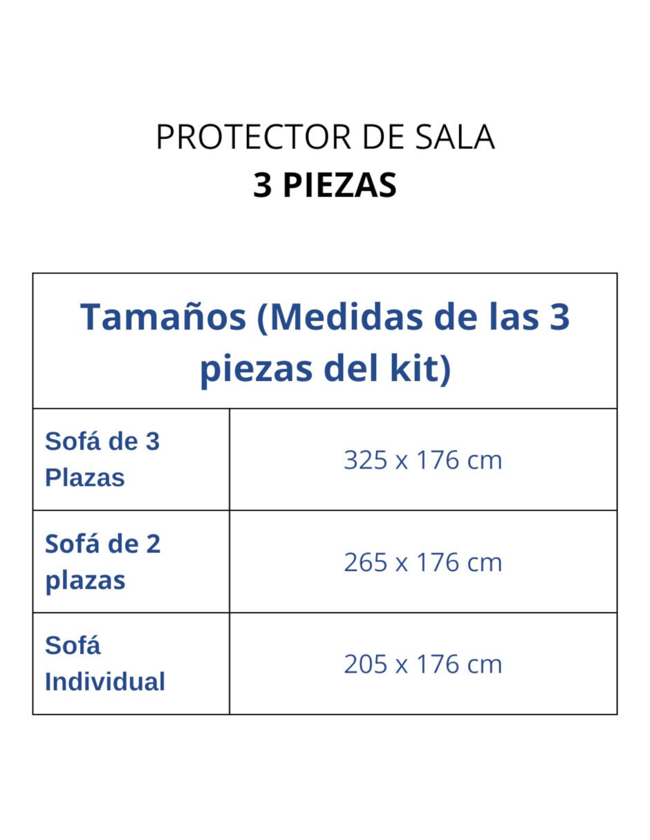 Funda sillón 3 piezas 5