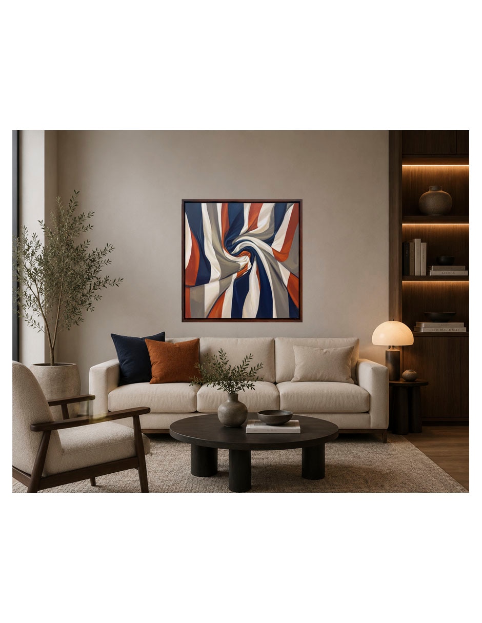 Pintura Vórtice de Seda técnica acrílico 3