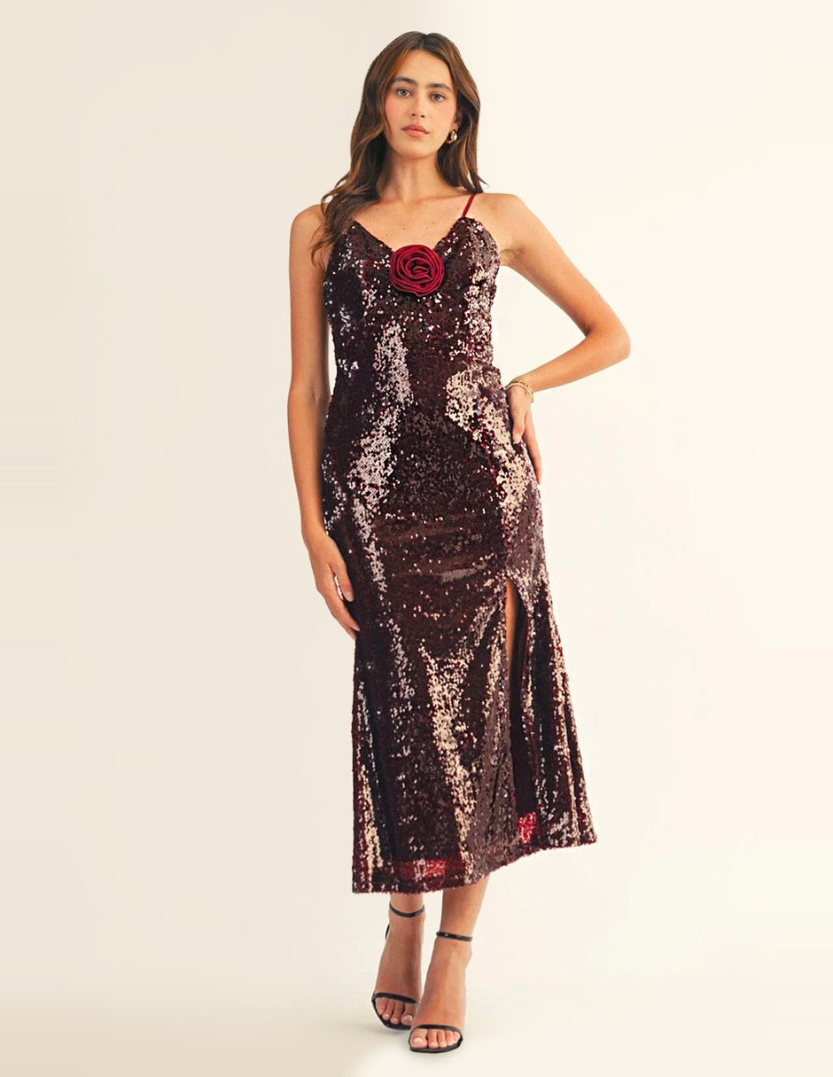 Vestido midi casual para mujer