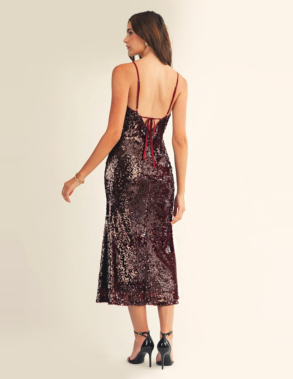 Vestido midi casual para mujer 4