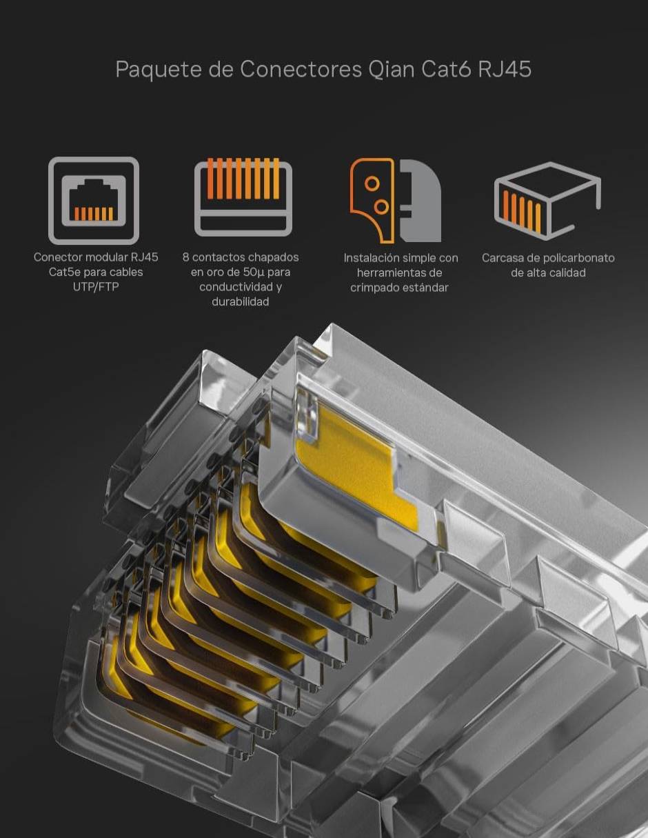 Conector RJ45 4