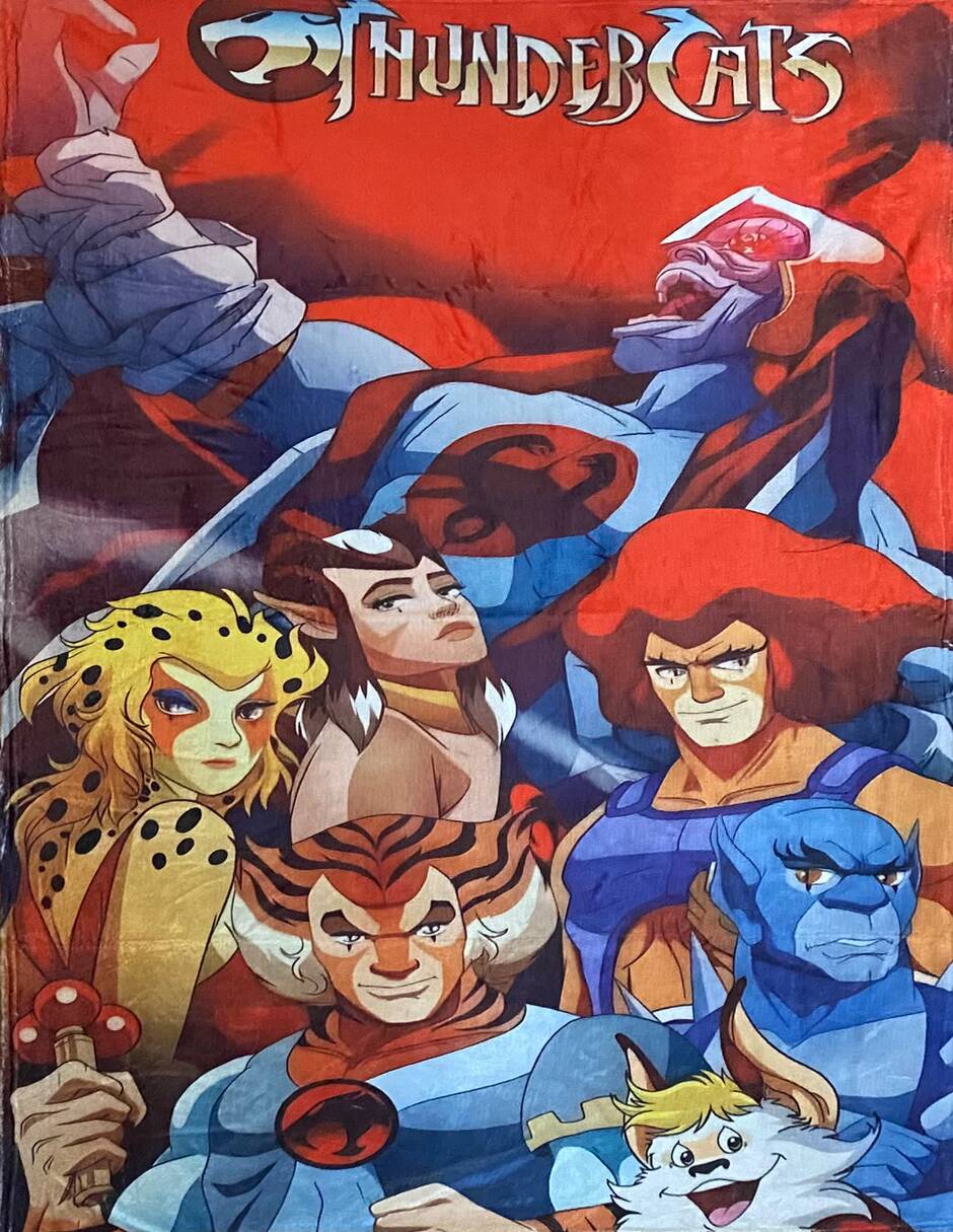 Cobija clásica de tejido suave thundercats 2