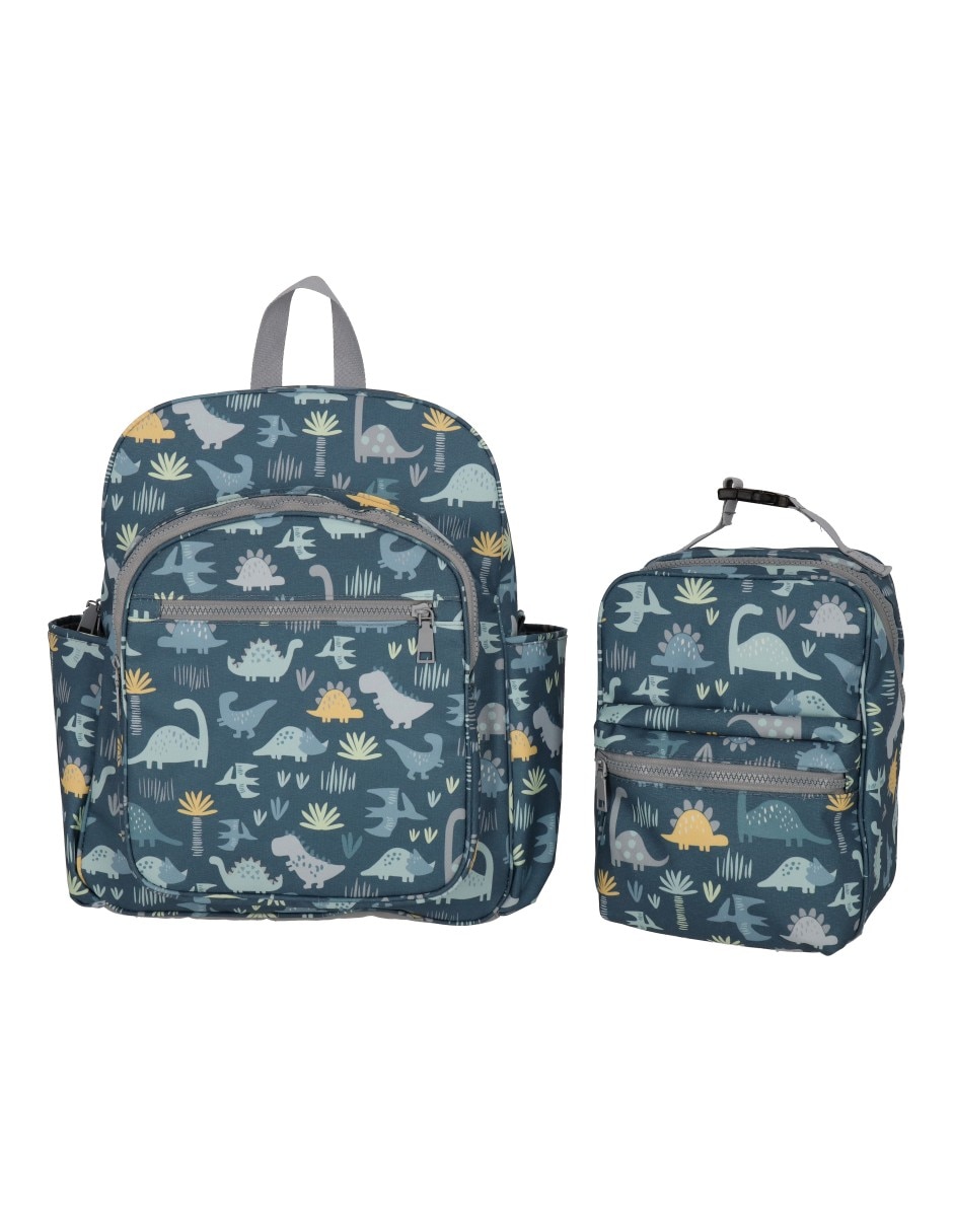 Set mochila escolar dinosaurio babuu para niño Set mochila escolar dinosaurio babuu para niño