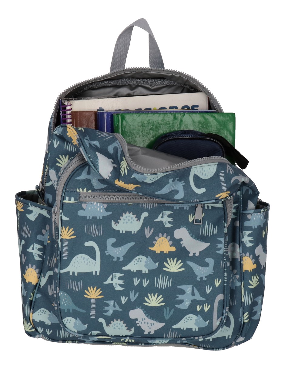 Set mochila escolar dinosaurio babuu para niño 11