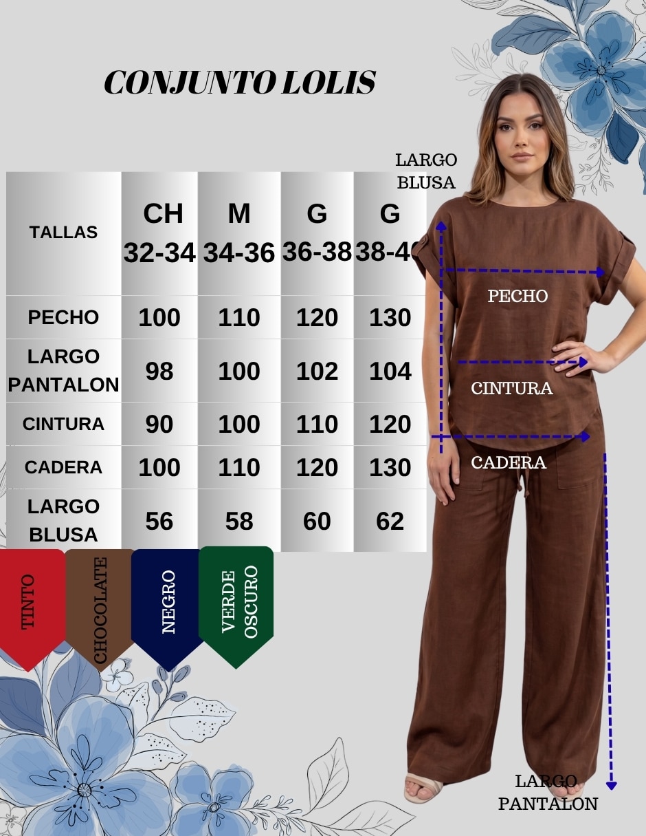 Conjunto pantalón para mujer 5