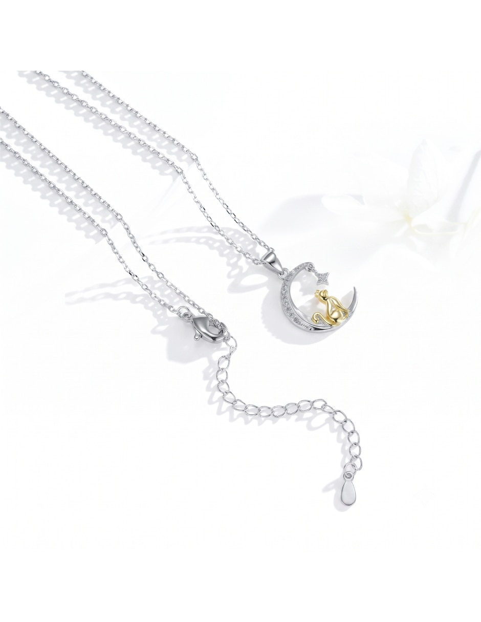 Set collar y pulsera Luna de Plata P 925 2