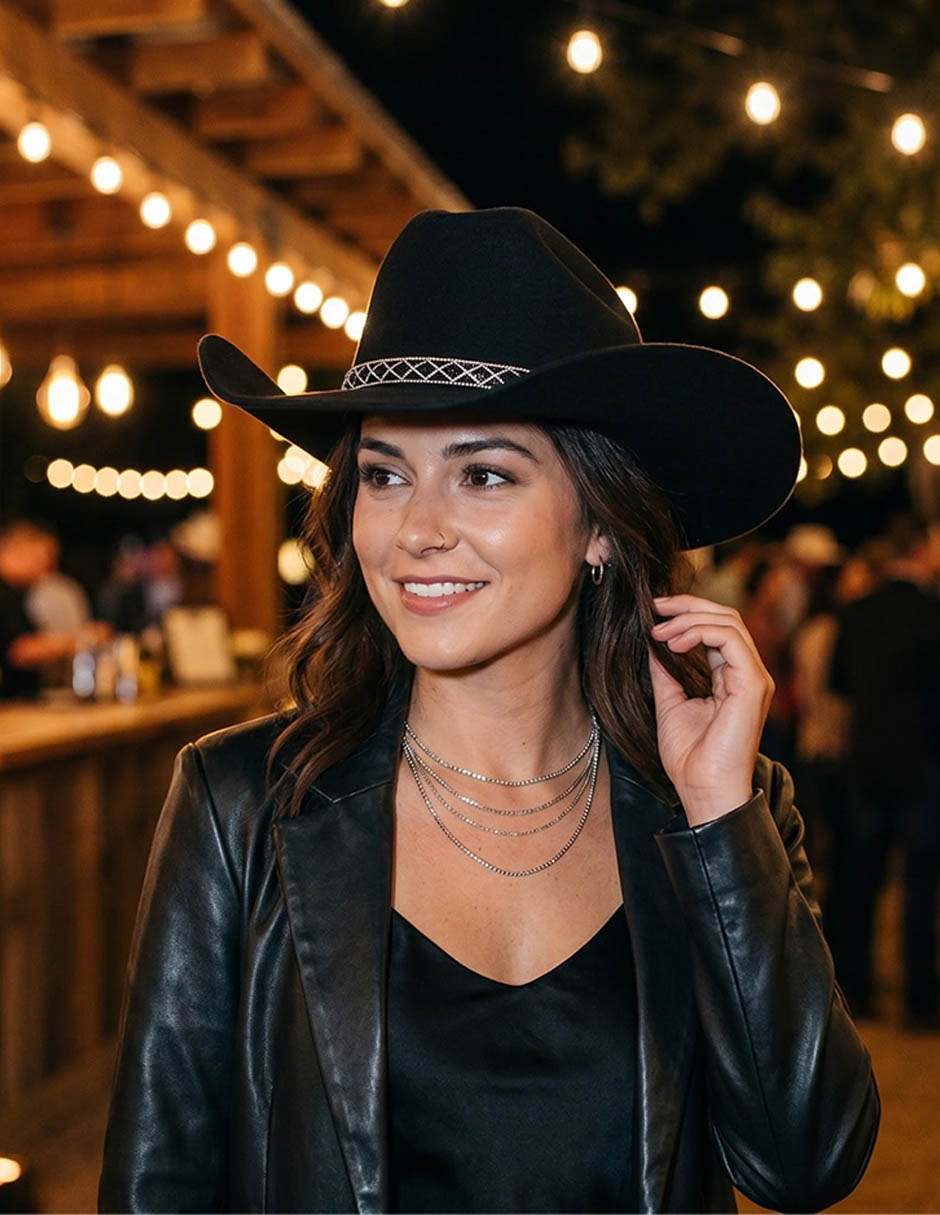 Sombrero casual Fabellino estampado vaquera