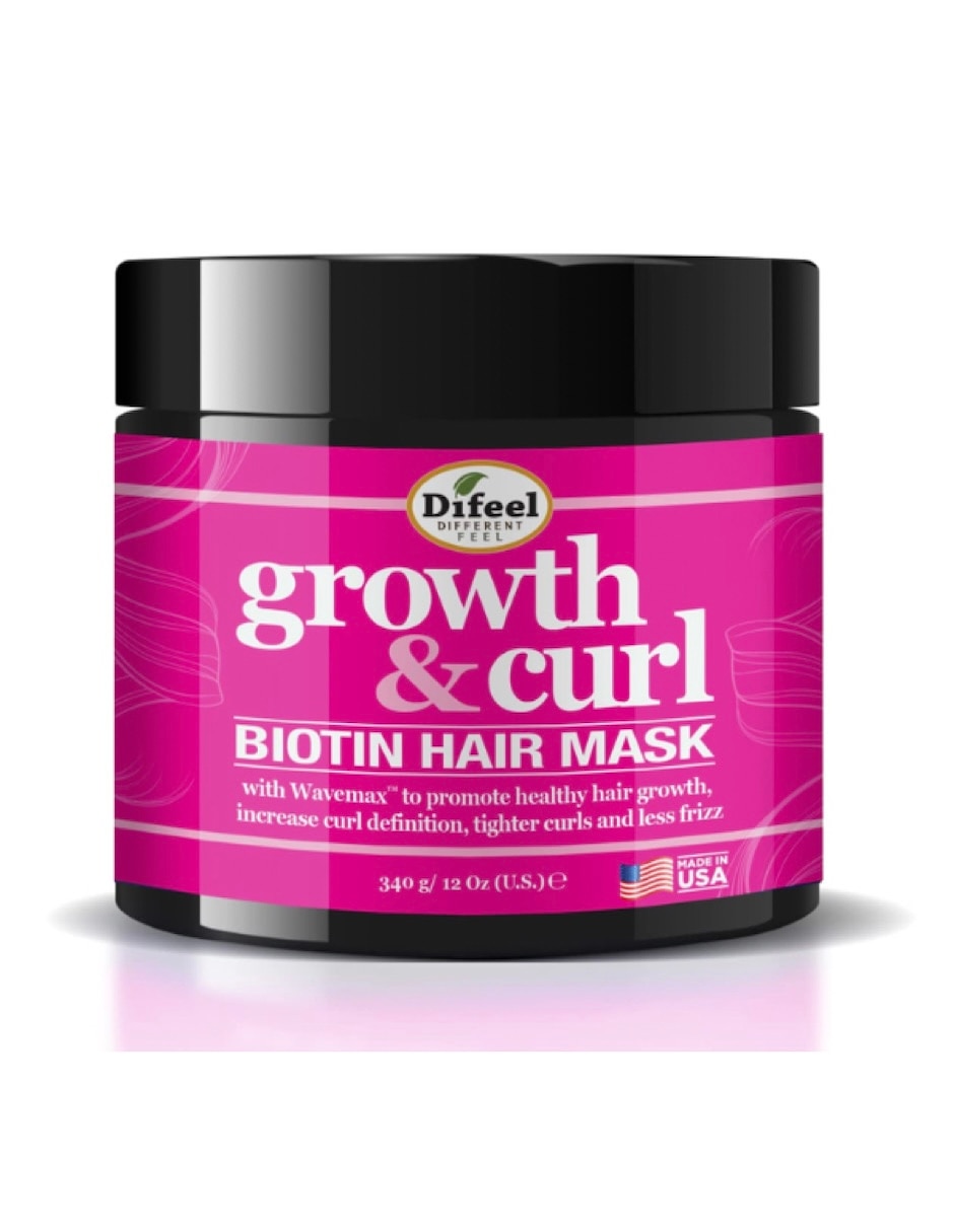 Mascarilla para cabello mascarilla capilar growth & curl 355 ml para volumen difeel Mascarilla para cabello mascarilla capilar growth & curl 355 ml para volumen difeel