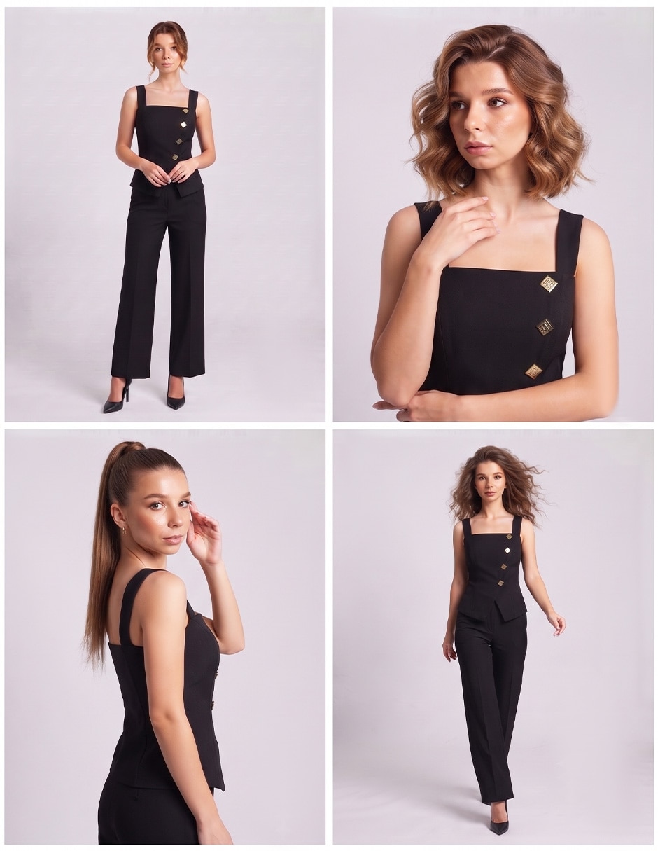 Conjunto business casual Conjuntos de dama para mujer 6