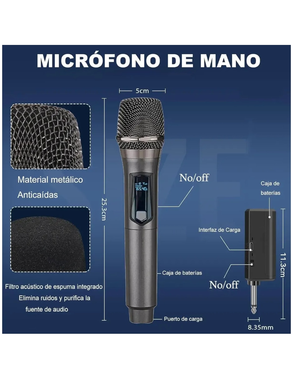 Set micrófono GENÉRICA onalámbricos
