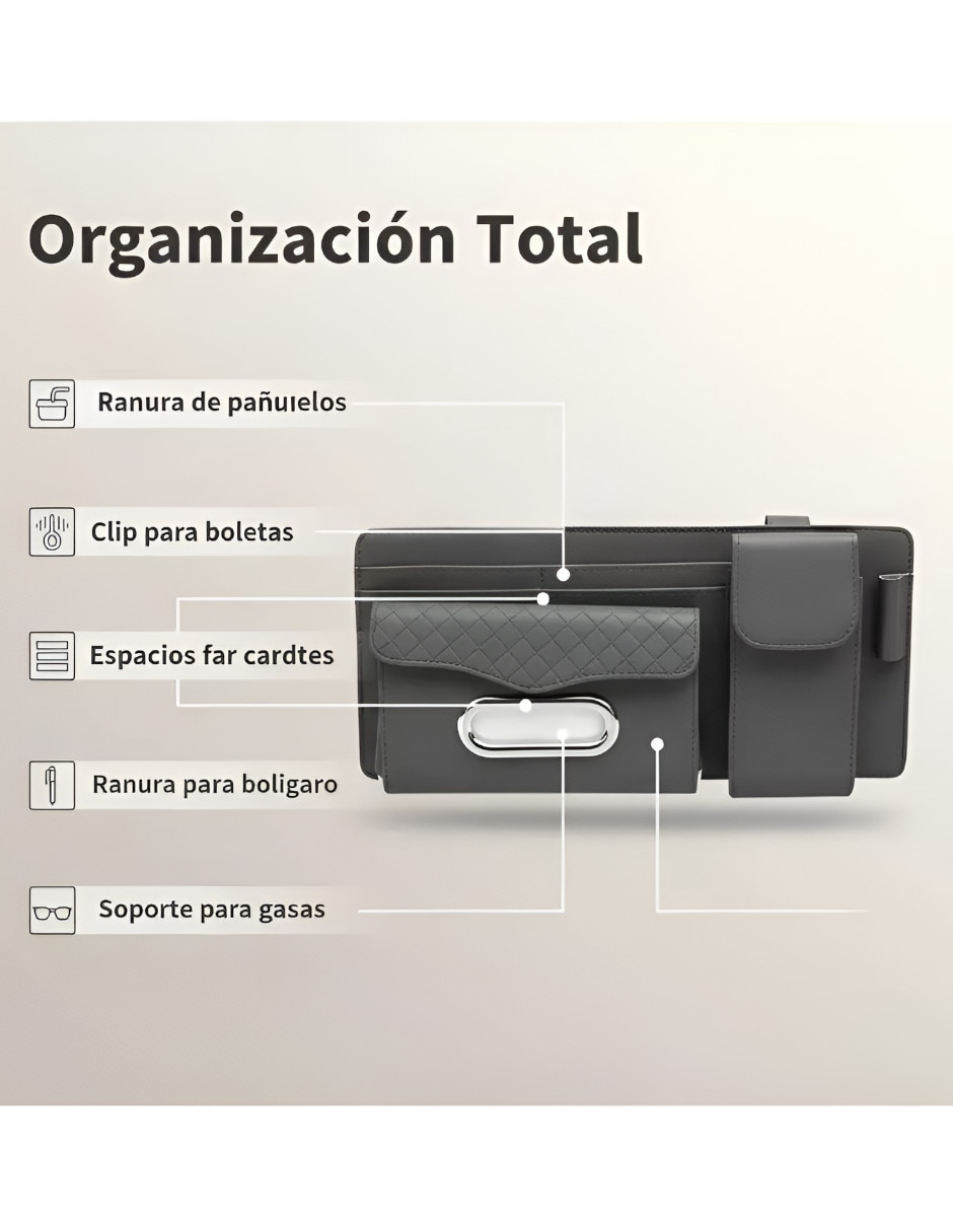 Organizador para auto armable 2