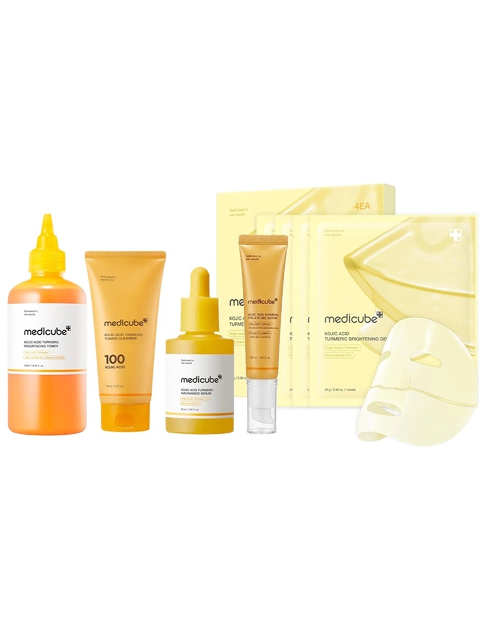Kit facial de ácido kojico y cúrcuma Medicube para todo tipo de piel Kit facial de ácido kojico y cúrcuma Medicube para todo tipo de piel